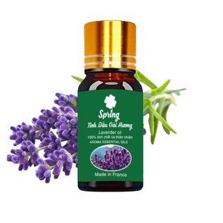 Tinh Dầu Oải Hương Lavender Nguyên Chất lọ 10ml, Tinh Dầu Xông Phòng Thơm Mát Dịu Nhẹ, Khử Mùi Hôi