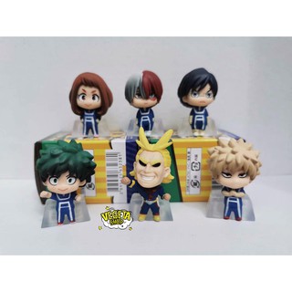 Mô hình My Hero Academia - Trọn bộ 6 mô hình học viện siêu anh hùng - Movic - Cao 4~5cm - Full box