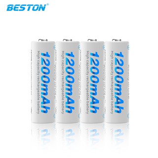 [Mã LIFEXANH03 giảm 10% đơn 500K] [Combo 04 viên] pin sạc AA loại tốt dung lượng thực 1200mAh chính hãng Beston