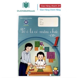 Sách - Vở ô li có mẫu chữ lớp 1 - Cánh Diều - kèm bọc sách
