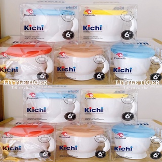 Tặng kèm quà - Cốc tập uống, tập hút 3 giai đoạn Kichilachi tiện lợi cho bé có vạch chia ml
