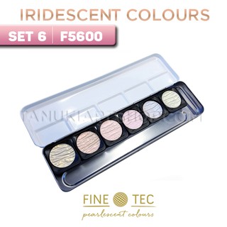 Màu nước FineTec Iridescent set 6