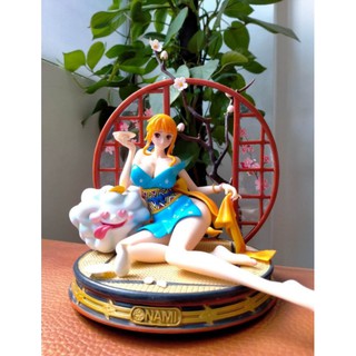 (Hết hàng) Mô Hình Nhân Vật Nami và Zeus Wano 26cm - One Piece