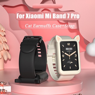 Ốp Lưng Silicone Có Dây Đeo Cổ Tay Cho Xiaomi Mi Band 7 Pro Mi Band7 Pro Mi Band 7Pro