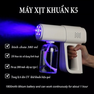 Súng phun khử khuẩn Nano K5 cầm tay tiện dụng