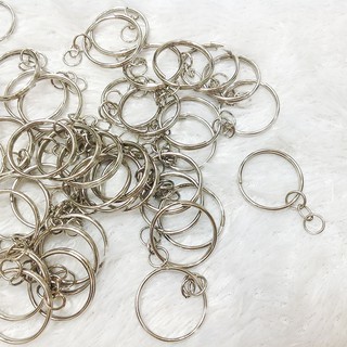 Phụ kiện móc khóa kim loại size 2.5cm