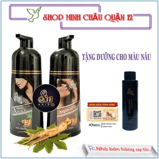 Sin hair, Dầu gội phủ bạc nhân sâm Nhật Bản FREESHIPphủ bạc sau một lần gội từ thiên nhiên, 500ml