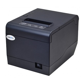 Máy in hóa đơn Zywell Zy808 kết nối in từ điện thoại và máy tính khổ giấy K80