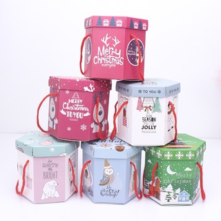Hộp quà Noel nhỏ xinh phong cách Hàn Quốc đáng yêu BBShine