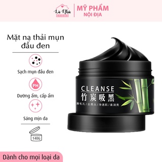 Mặt nạ thải mụn đầu đen than hoạt tính chiết xuất than tre với công nghệ Actived Carbon BIOAQUA