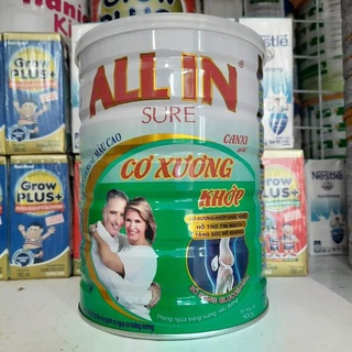 Sữa All In Sure Cơ Xương Khớp 900g ngừa loãng xương, tiểu đường