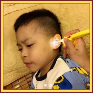 Bộ lấy ráy tai cho bé, 3 Đầu Có Đèn  - MAMITITI