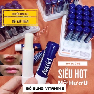 Son dưỡng môi mỡ hươu Astrid 4gr