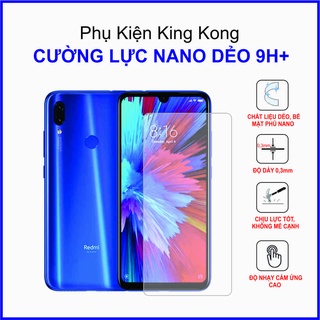 Dán cường lực Xiaomi Redmi Note 7 Pro cường lực nano dẻo 9H+