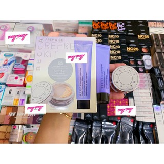SET KEM LÓT - PHẤN PHỦ ĐỀU MÀU DA BECCA PREP - SET REFRESH KIT CHÍNH HÃNG - 4086