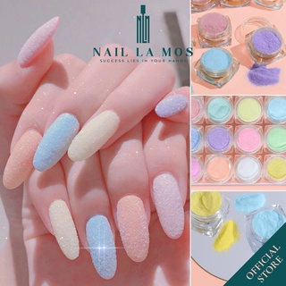 Set 12 hũ nhũ cát mịn - nhũ cát rắc 12 màu đẹp trang trí móng tay sang chảnh