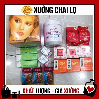 Kem Dưỡng Da ❤ TOP GIÁ RẺ ❤ Combo kem dưỡng trắng da cho khách , nguyên liệu, công thức làm kem trộn trắng da body