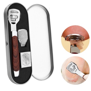 Chà Gót Chân  𝐅𝐑𝐄𝐄𝐒𝐇𝐈𝐏  Dụng cụ chà mài gót chân inox tẩy da chết 10 lưỡi bằng tay tiện lợi - GIA DỤNG HÀ NỘI