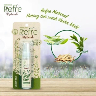 Xịt khử mùi Refre hương Trà xanh chai 30ml