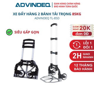 Xe đẩy hàng ADVINDEQ TL-85D, thiết kế 2 bánh gấp gọn, công nghệ Đài Loan cao cấp, tải trọng 85kg