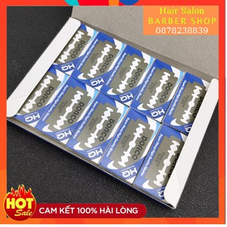Lưỡi Dao Cạo Derco -1 Hộp Lưỡi 100 Cái - Sử Dụng Được Nhiều Lần - Hàng Mới Chất Lượng