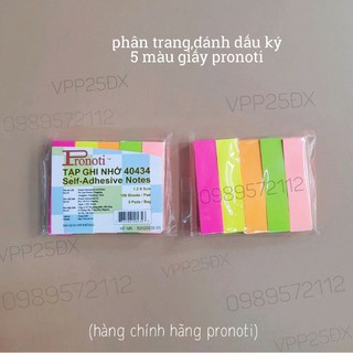 Phân trang 5 màu giấy,đánh dấu trang 5 màu.