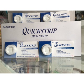 Combo 10 que thử thai Quickstrip