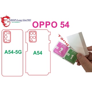 Oppo A54-A54(5G) Miếng dán Ppf mặt sau bảo vệ máy tốt chống va đập