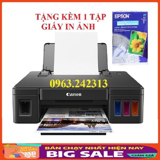 Máy in phun màu Canon Pixma G1010 kèm 4 chai mực hàn quốc