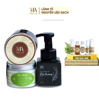 Combo Chăm Sóc Body Mộc An 3 Sản Phẩm Chiết Xuất Tự Nhiên Chăm Sóc Da Sáng Mịn