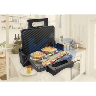 Máy Kẹp Nướng Bánh Mỳ -Thịt Cá Đa Năng SOKANY - 2000w -Nướng Nhanh -Nhiệt Nóng Đều 2 Mặt -bh 12 Tháng
