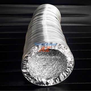 Cuộn ống gió bạc chịu nhiệt D300mm x 8m