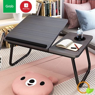 Bàn laptop đa năng Bàn học gấp gọn thông minh tùy chỉnh góc độ có khay để cốc chặn laptop ipad