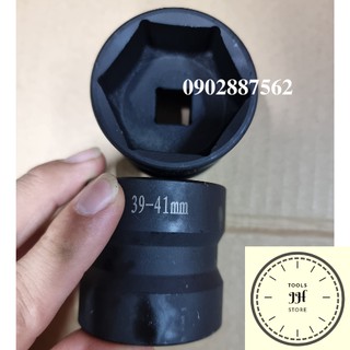 đầu tuýp 2 đầu 39mm 41mm thép đen CR-MO (đầu vuông 1/2 12.8mm)