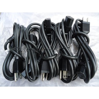 Dây nguồn 3 chấu Bắc mỹ 1,5m, Tiết diện lõi đồng: 3 x 0.75mm2,  Công xuất: 10A, chạy được 1000w - 1500w  có chấu mass