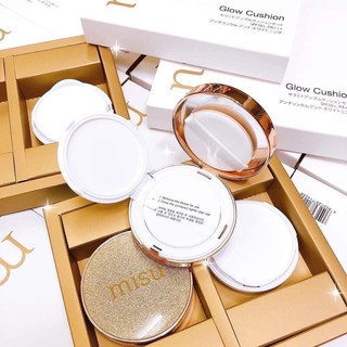 PHẤN NƯỚC XUẤT NHẬT ❤️FREESHIP❤️SET MISU GLOW CUSHION SPF 50 PA +++ _ No 21