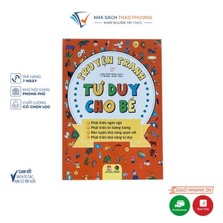 Sách - Truyện tranh tư duy cho bé phát triển ngôn ngữ, trí tưởng tượng, tư duy, rèn luyện khả năng quan sát