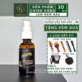 Dưỡng mềm râu trước khi cạo Suavecito Pre-shave oil - 30ml