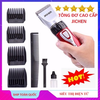 Tông Đơ Cắt Tóc Chính Hãng JICHEN, Tặng Lược - Tăng Đơ Hớt Tóc Gia Đình Trẻ Em -2021