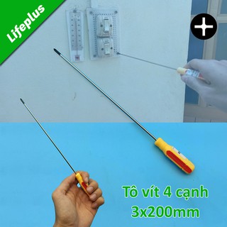 Tô vít 4 cạnh cỡ nhỏ Φ3mm x 200mm