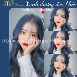 [ Combo Siêu Dưỡng ]  Thuốc Nhuộm Tóc Màu Xanh Đen Dương Khói Siêu Dưỡng, Tặng Oxy Trợ Nhuộm Và Găng Tay