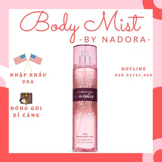 Xịt Thơm Toàn Thân Bath And Body Works - A Thousand Wishes Body Mist (236ml)