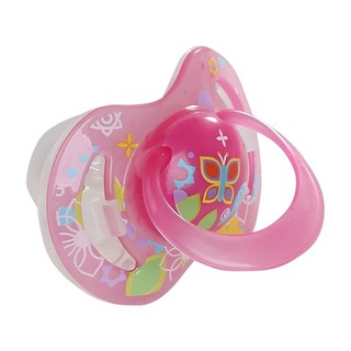 [Sillicon Mềm -An Toàn Cho Bé] Ty Ngậm Chỉnh Nha Nuby Silicone Ovan (Màu Hồng)
