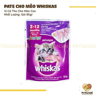 [CHÍNH HÃNG] PATE WHISKAS CHO MÈO - GÓI 80G