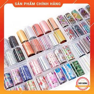 Set foil 10 kiểu 4cm x 100cm
