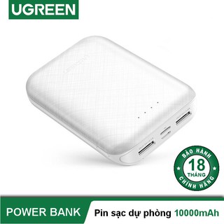Sạc dự phòng 10000mAh UGREEN PB133 - 2 cổng sạc USB sử dụng cùng lúc 2
