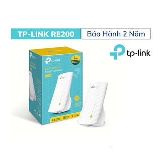 Bộ kích sóng wifi Tplink RE200 băng tần kép AC750 giúp tăng tốc độ kết nối. Chính hãng, BH 24 tháng