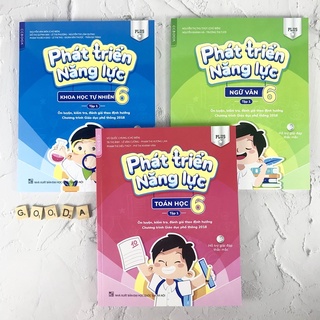 Sách Phát Triển Năng Lực Lớp 6 - Combo Môn Toán, KHTN, Ngữ Văn, Tiếng Anh (Phiên Bản Plus)