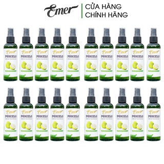 [Mã BMLT200 giảm 200K đơn 699K] Bộ 20 chai tinh dầu bưởi kích mọc tóc pomelo Emer Garin 100ml x20 dưỡng tóc
