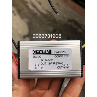 Bộ chuyển đổi nguồn 24V xuống 12V 3A chống nước